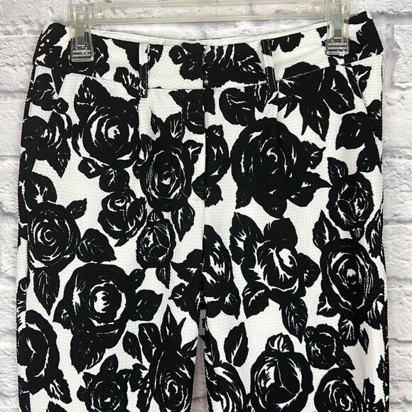 Lucca Couture BLACK ROSE KNIT PANTS Size Small - Picture 2 of 10